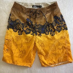 Vintage Y2K‎ So Cal No Fear Board Shorts Mens Size 34 Swim Trunks Grunge Core